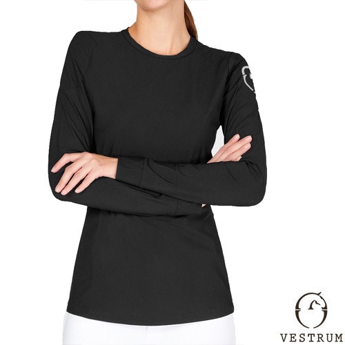 [VESTRUM] Zocca Training top 여성용 긴팔 라운드 티셔츠
